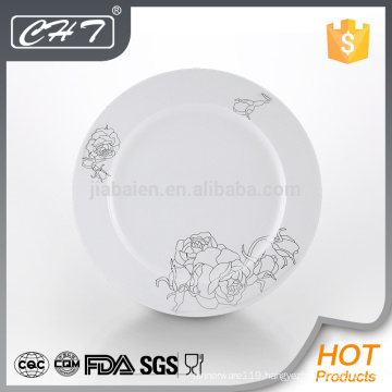 A004 Floral ceramic bone china dinner plates